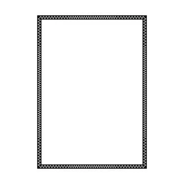 Fine ornamental rectangle border frame vector illustration for elegant desi.. 库存插图