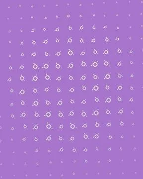 Fine outlined square motifs with small surrounding accents repeat across a .. Stock Illustration