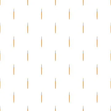 Fine paint brushes creating art creativity pattern Illustration