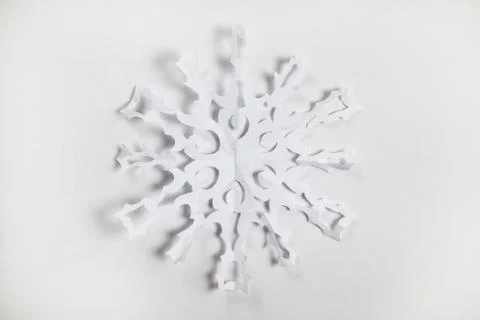 Fine paper snowflake Stock Photos