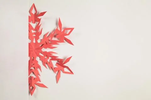 Fine paper snowflake Stock Photos