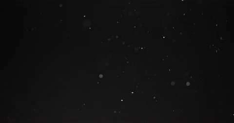 Fine particles flying around against dark background Video stock 155403614