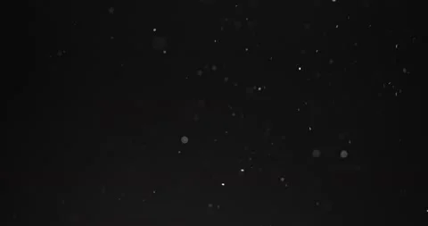 Fine particles flying around against dark background Video stock 156401850