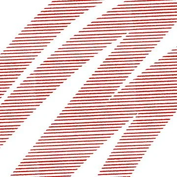 Fine Red Diagonal Stripe Pattern on White Stock Illustration