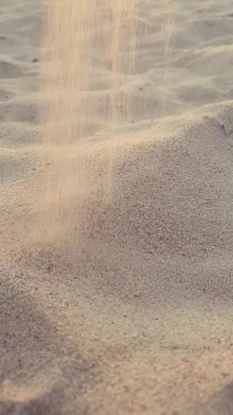 Fine sand on the beach Stock Footage 249601407