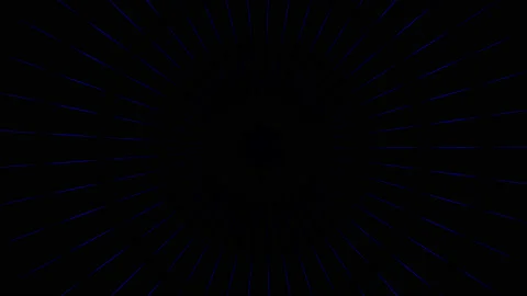 Fine Spokes Extending Lines From Central Rays Stock Footage 143912678