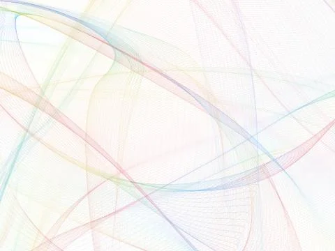 Fine structure of colorful lines Stock Illustration