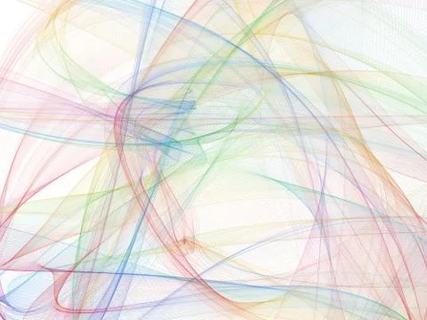 Fine structure of colorful lines Stock Illustration
