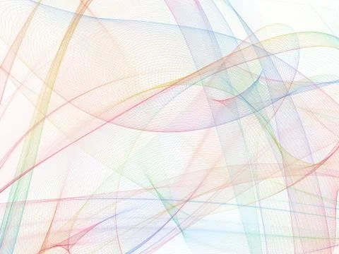 Fine structure of colorful lines Stock Illustration