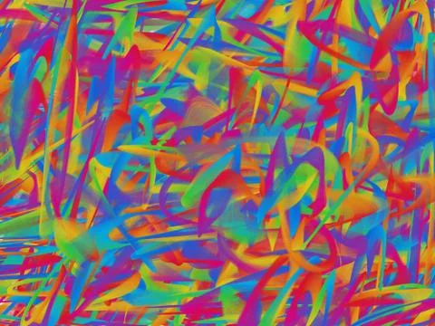 Fine structure of colorful lines Stock Illustration