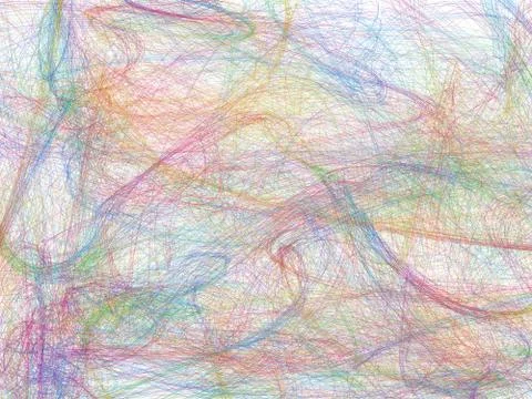 Fine structure of colorful lines Stock Illustration