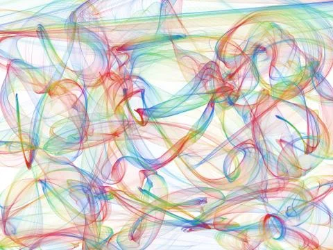 Fine structure of colorful lines Stock Illustration