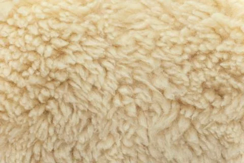 Fine stuff soft material from sheep fur Stock Photos