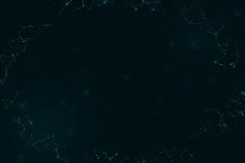 Fine teal networks create a subtle border around a spacious dark center, of.. 스톡 일러스트
