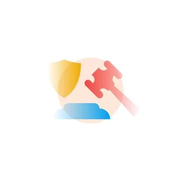 Fine. Vector icon in gradient style. Editable illustration Stock Illustration