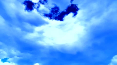 Fine weather cloudscape Stock Footage 53074945