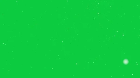 Fine white dust particles floating on green screen Video stock 331766420