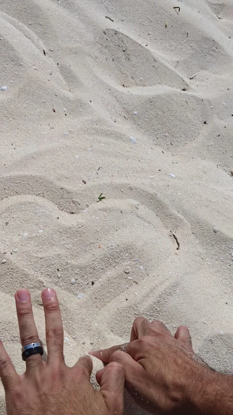 Fine White Sand Texture with Soft Ripples at Bahia de las Aguilas Stock-Footage 330976227