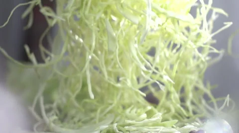Finely shredded cabbage Видео 58586756