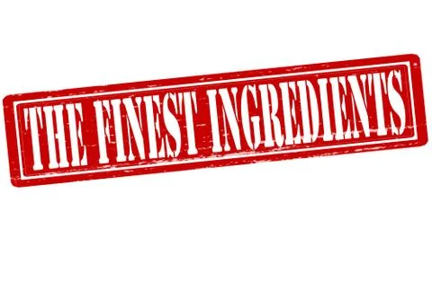 The finest ingredients Stock Illustration