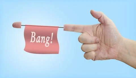 Finger Bang Stock Illustration