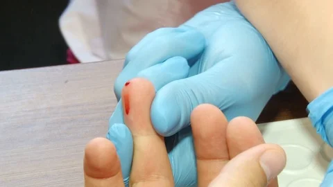 Finger blood Stock Footage 103188623
