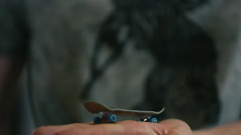 Finger Board Skating on hand Video stock 59963097