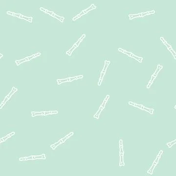 Finger bone line seamless pattern Illustrazione stock