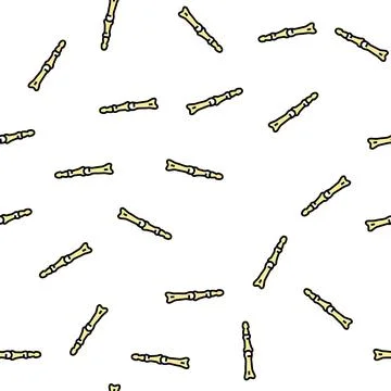 Finger bone vector seamless pattern Illustrazione stock