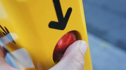 Finger on the button 库存照片