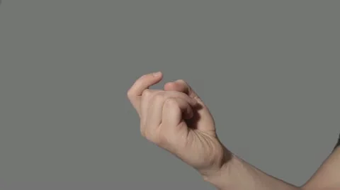 Finger call Video stock 11292744