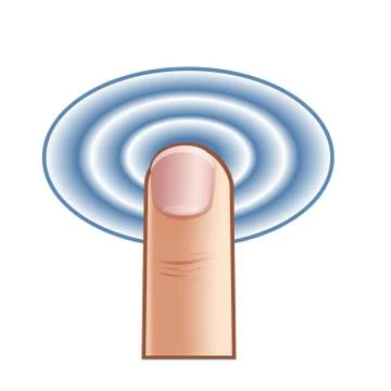 Finger click Stock Illustration