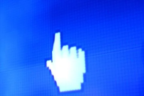 Finger corsor Stock Photos