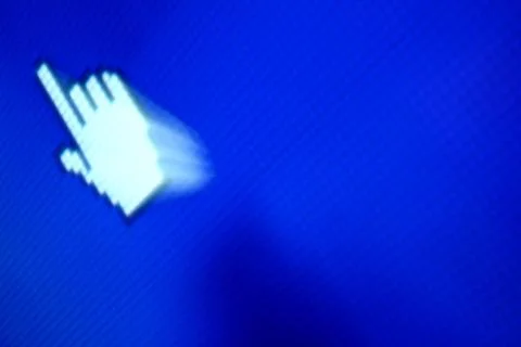 Finger corsor Stock Photos