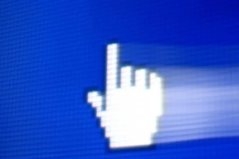 Finger corsor Foto stock