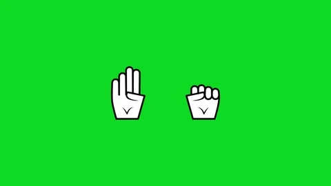 Finger Counting Animation Stock Footage 305907916