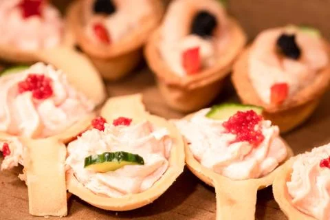 Finger food at a party Stock Photos