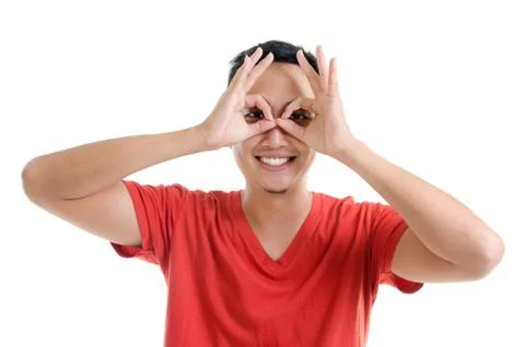 Finger frame Stock Photos