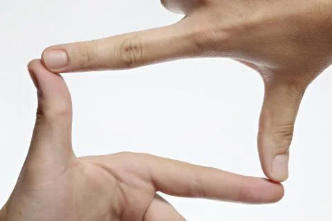 Finger Frame Stock Photos