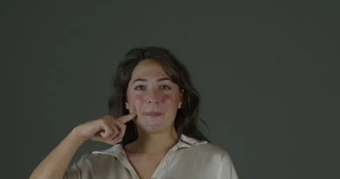 Finger gestures show eagerness for culinary enjoyment Stock Footage 251485509