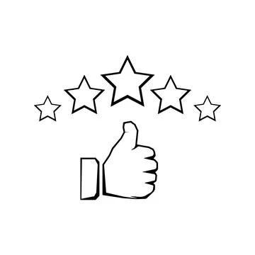 Finger up. Stock Illustration