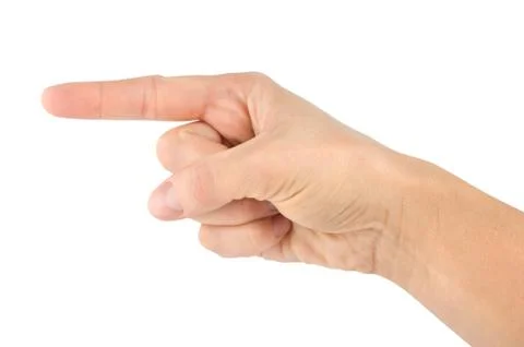 Finger isolated Stock Photos