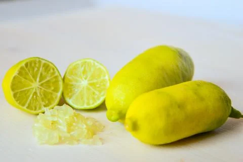 Finger lime Stock Photos