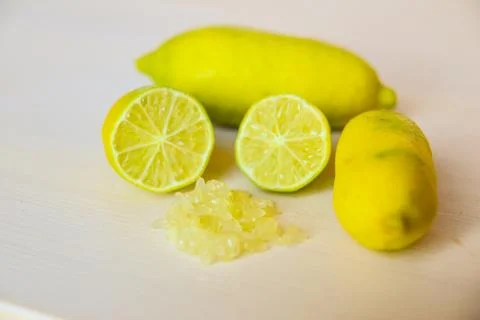Finger lime Stock Photos