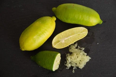 Finger lime Stock Photos