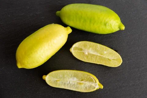 Finger lime Stock Photos