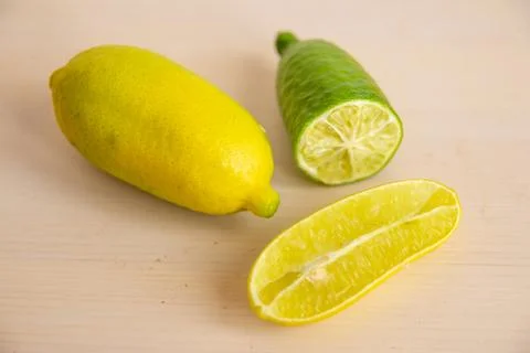 Finger lime Stock Photos