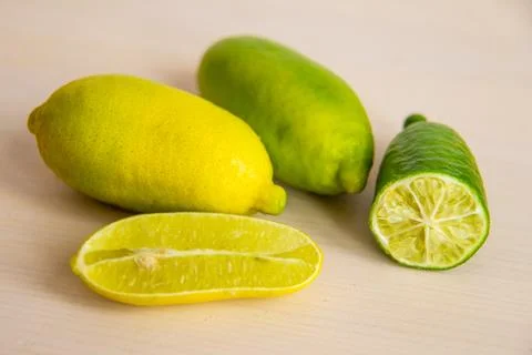Finger lime Stock Photos