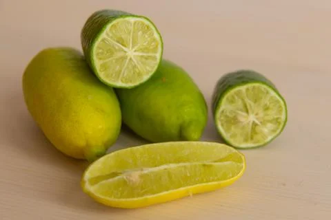 Finger lime Stock Photos