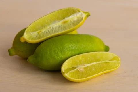 Finger lime Stock Photos